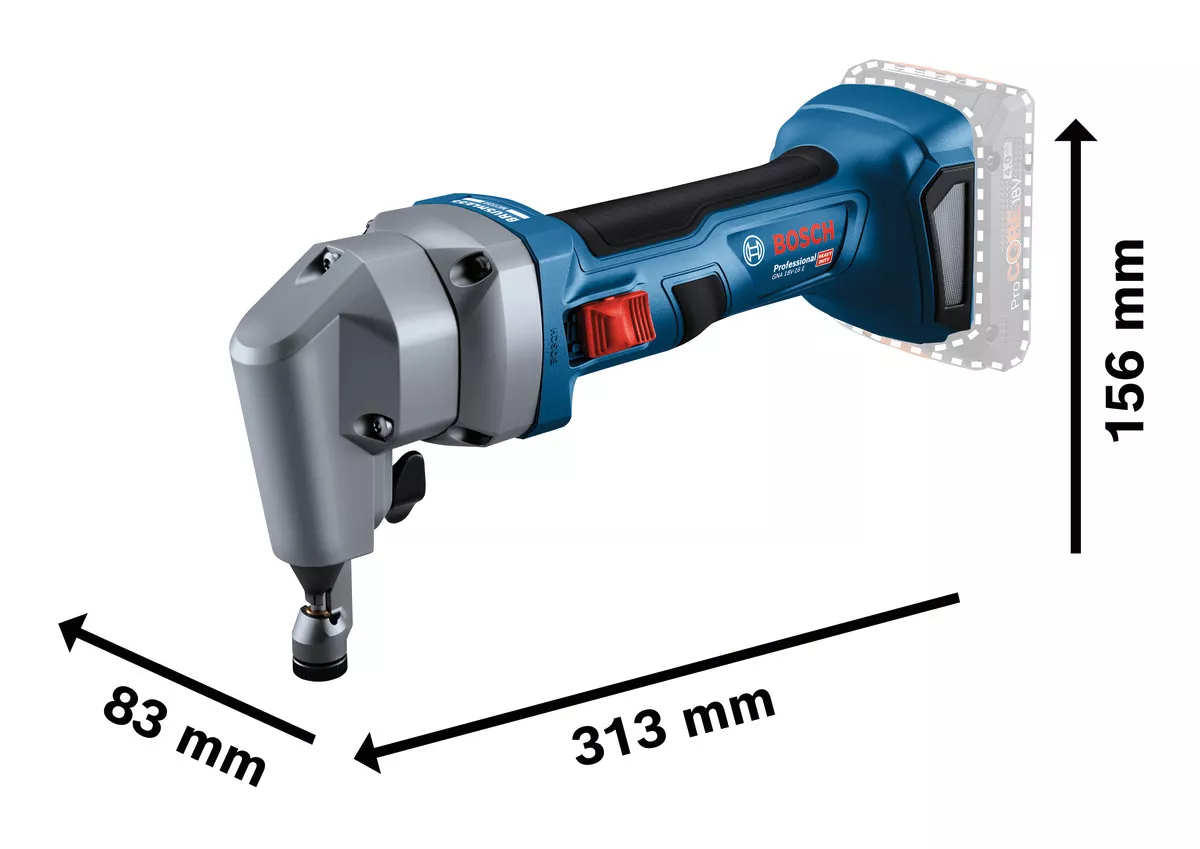 Grignoteuse sans fil GNA 18V-16 E Bosch version solo